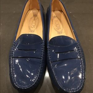 TODs 'Gommini' Patent Leather Driving Moccasin